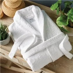 Mitre Eco Eco Robe Bathrobes White - Large