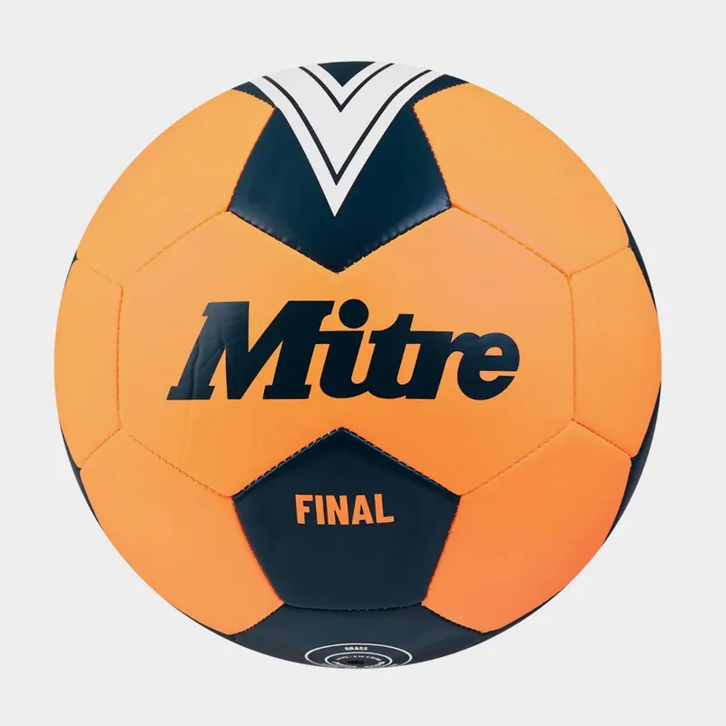 Mitre Final Football, Orange/Black
