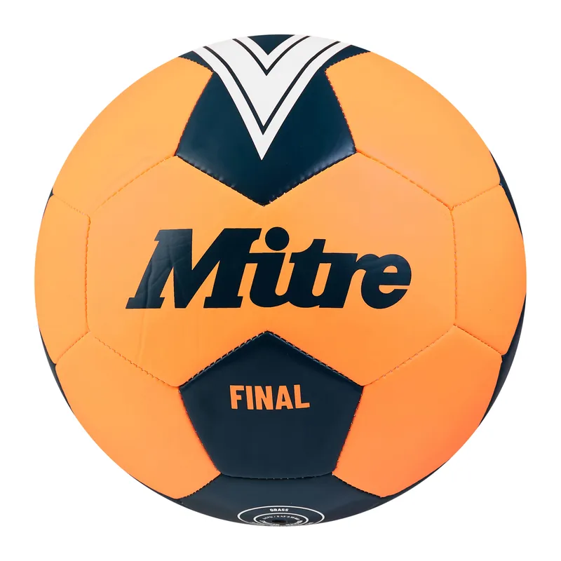Mitre Final Football Orange/Green Size: 4 (Age 11-14) 15614