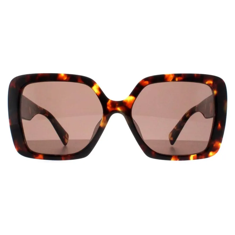 Miu Miu Square Womens Honey Havana Dark Brown Mu10ys - One Size