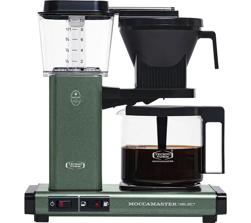 MOCCAMASTER KBG Select 53822 Filter Coffee Machine - Forest Green, Green