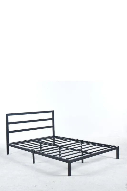 Modernique Roma Metal Bed Frame in 5ft in Black Size: Double Black Double