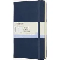 Moleskine : Art Collection : Sketchbook : 165gsm : Hard Cover : 13x21cm (Apx.5x8in) : Sapphire Blue