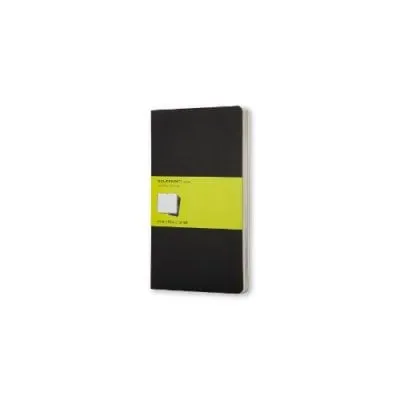 Moleskine Cahier Journal Plain Pocket Black