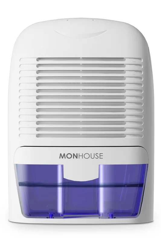 Monhouse 600ml Dehumidifier - Portable & Compact Electric Moisture Absorber in Purple Purple