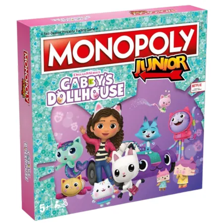 Monopoly Junior Gabbyâs Dollhouse Board Game