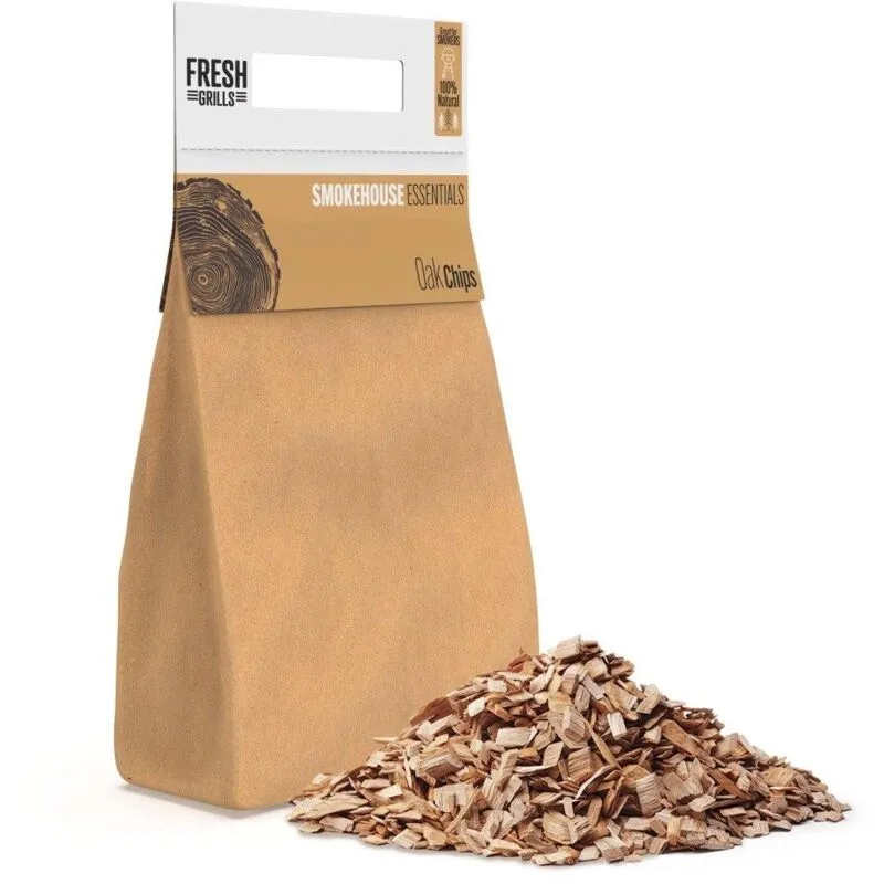 Monster Shop - 100% Pure bbq Wood Smoker Chips for Pizza Ovens, Kamado Grills &