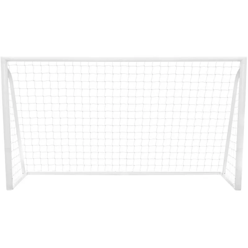 Monstershop Unisex 12 x 6ft Football Goal, Carry Case & Target Sheet in White White female