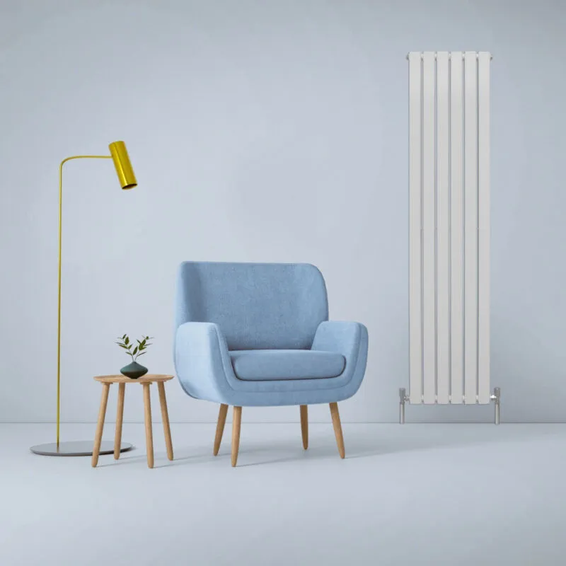 Monster-shop - Designer Flat Panel Radiators Gloss White 1800mm x 420mm