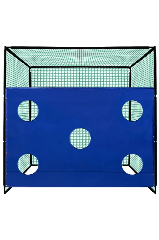 Monster-Shop Golf Practice Cage 10ft 3m & 5 Hole Target Sheet Driving Range