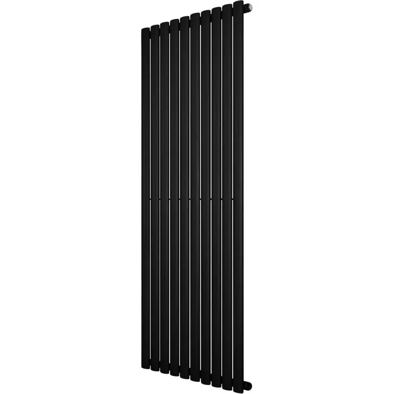 Monstershop Unisex Oval Single Column Radiator - 1600 x 600mm in Black Black female