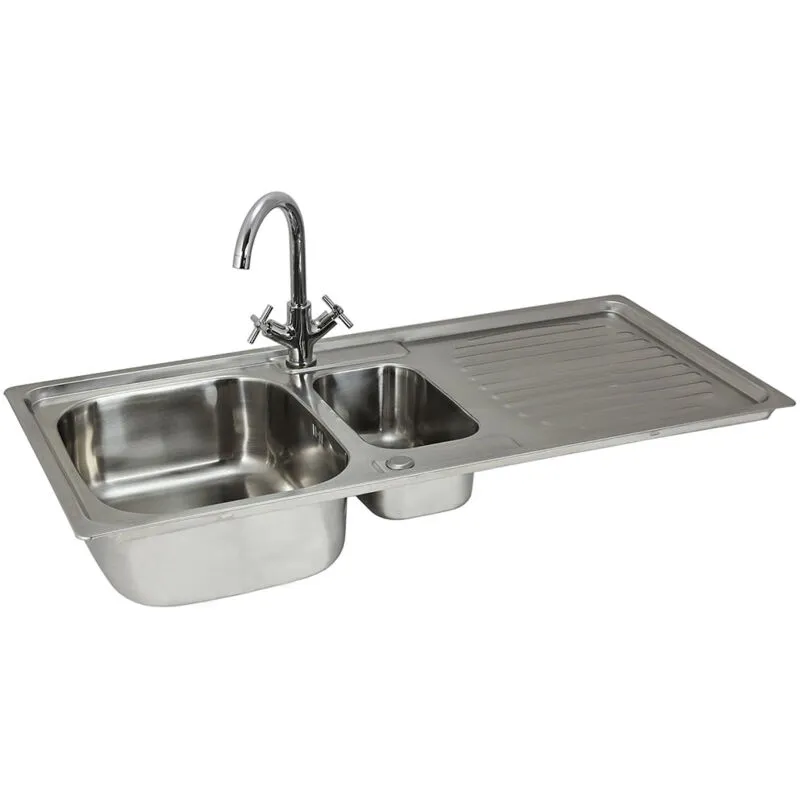 Monster Shop Premium Stainless Steel Kitchen Sink & Victoria Tap