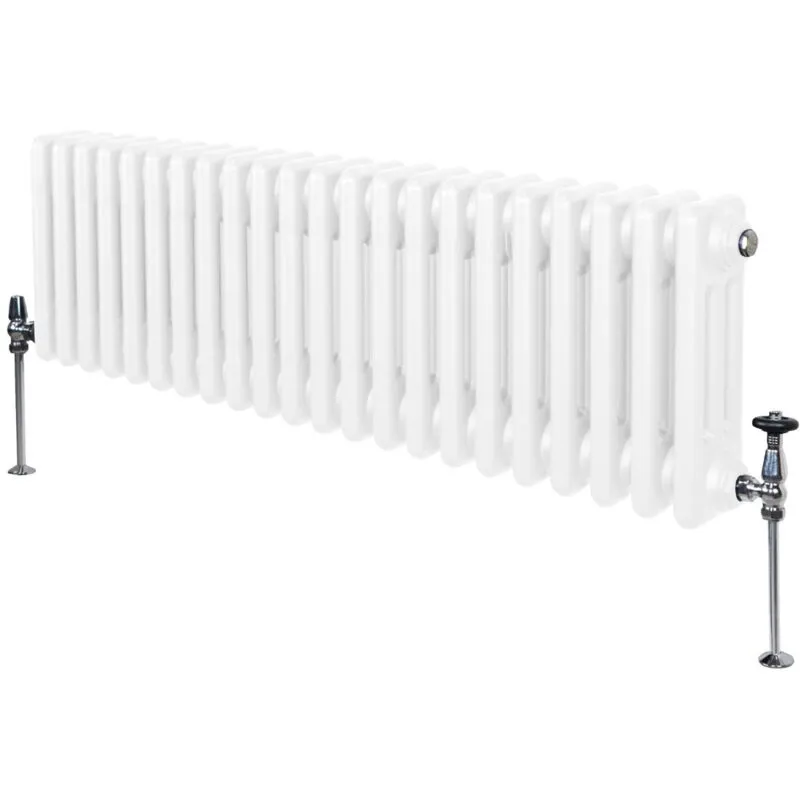 Monster-Shop Traditional 3 Column Radiator - 300 x 1012mm - White