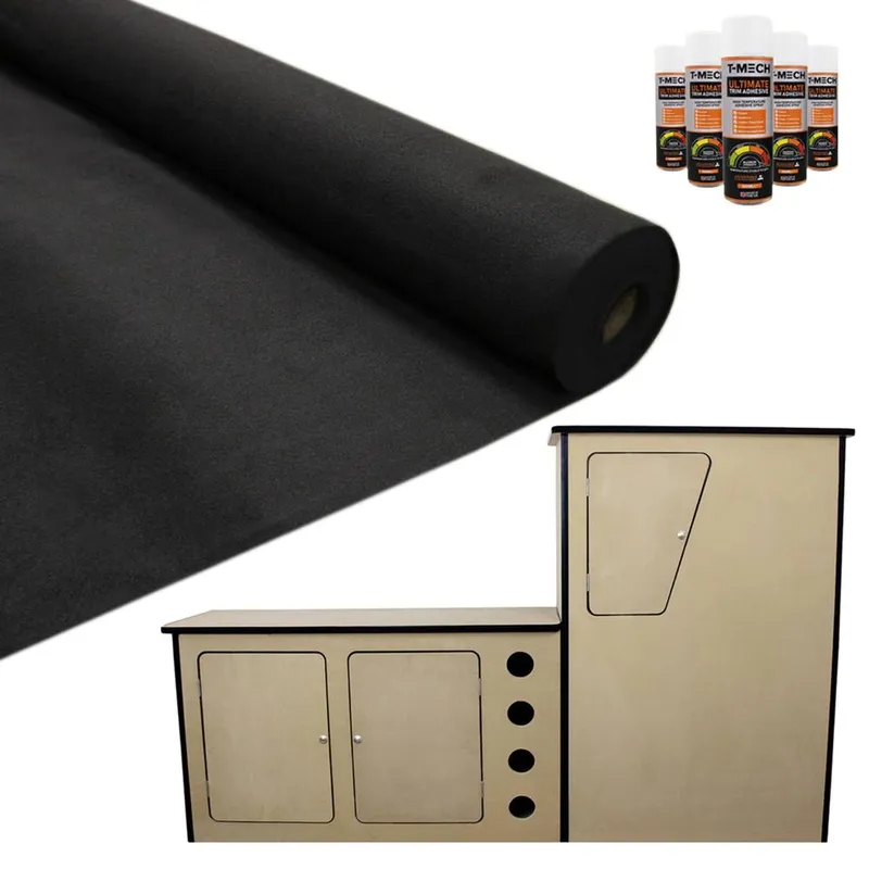 Monstershop 11sqm Campervan Lining & Glue With Camper Kitchen