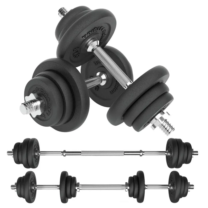 Monstershop Body Revolution Cast Iron Dumbbell Set 50kg in Black - Black - Size: One Size
