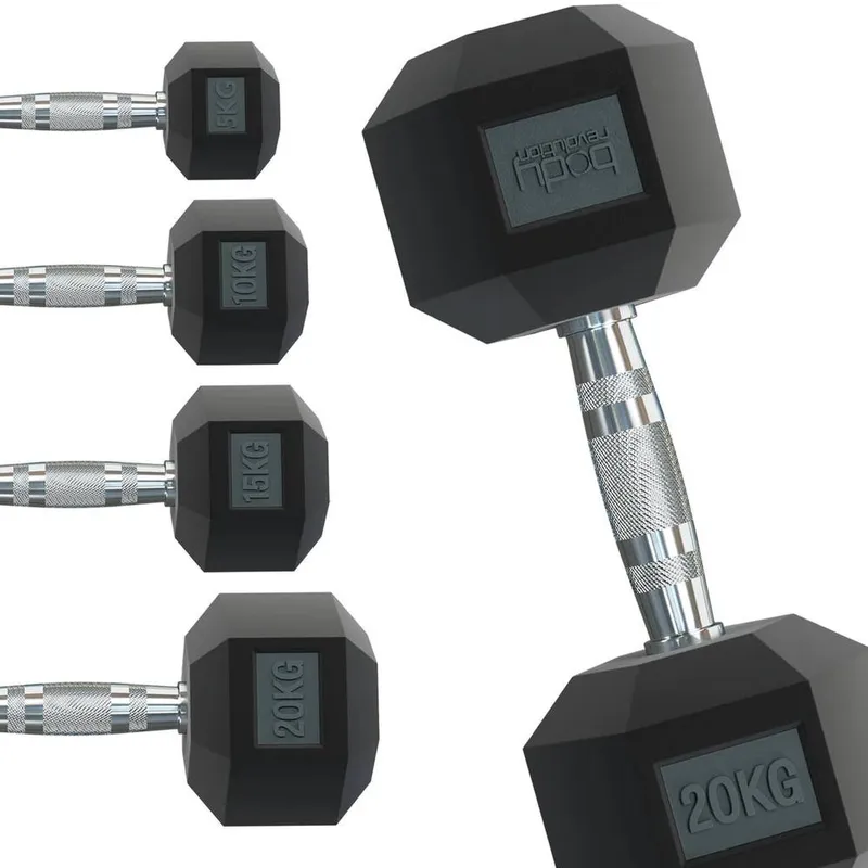 Monster-Shop Body Revolution 2 x 30kg Hex Dumbbells