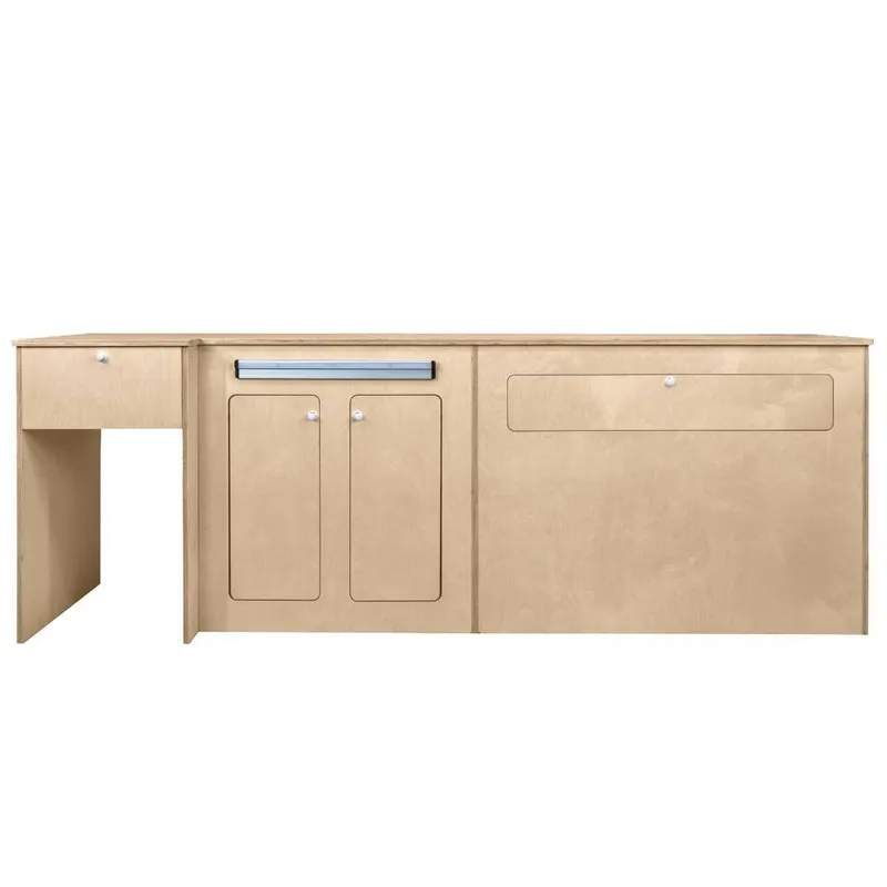Monstershop Camper Kitchen Pod - Rhd in Brown Brown