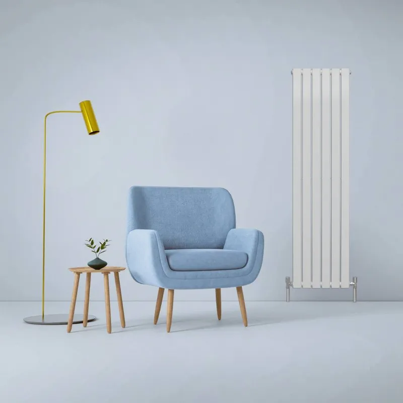 Monstershop Designer Flat Panel Radiators Gloss White 1600mm x 420mm White