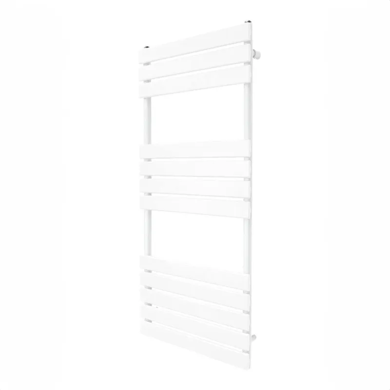 Monstershop Flat Panel Towel Radiator - 1200mm x 500mm - White White