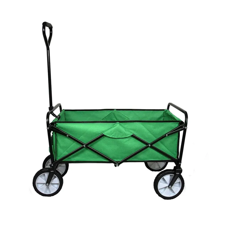 Monstershop Foldable Garden Cart Green - Green