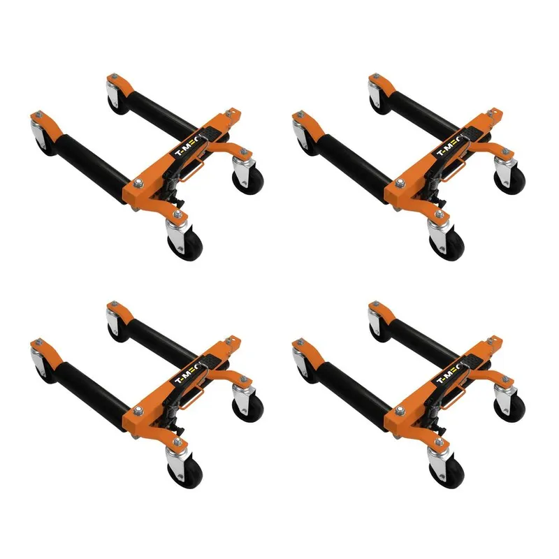 Monstershop Hydraulic Positioning Skates x 4 in Orange - Orange