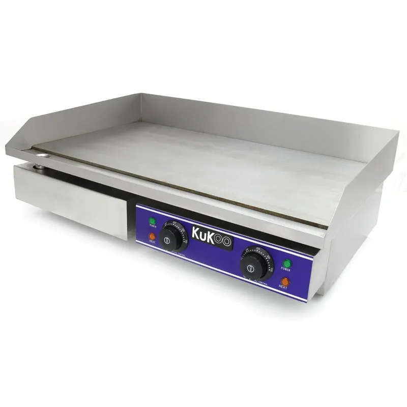 Monstershop KuKoo 70cm Wide Electric Griddle in Silver - Silver
