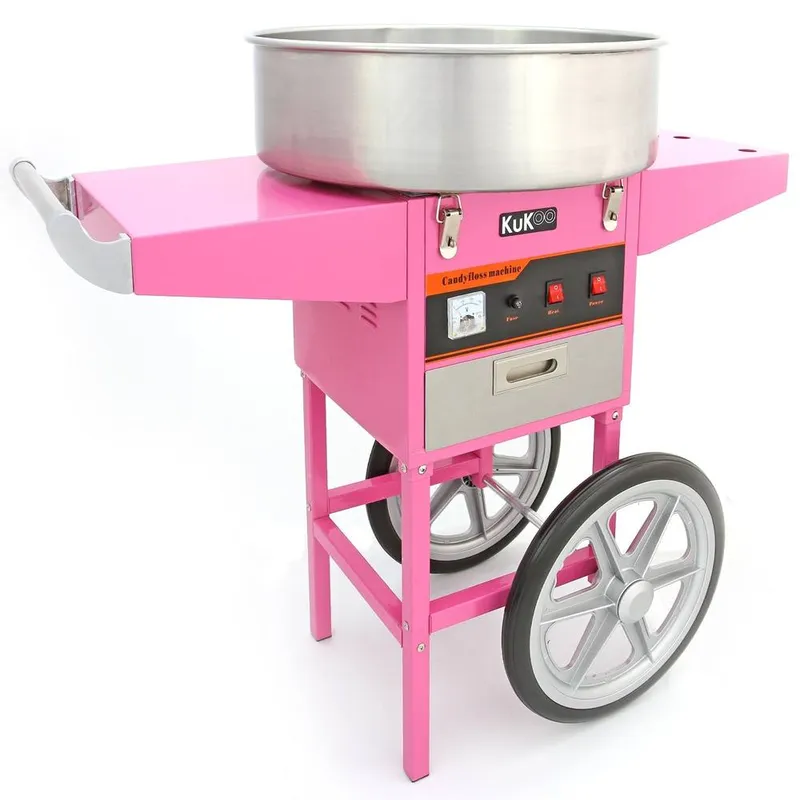 Monstershop Unisex KuKoo Candy Floss Machine w/ Cart in Pink Pink female