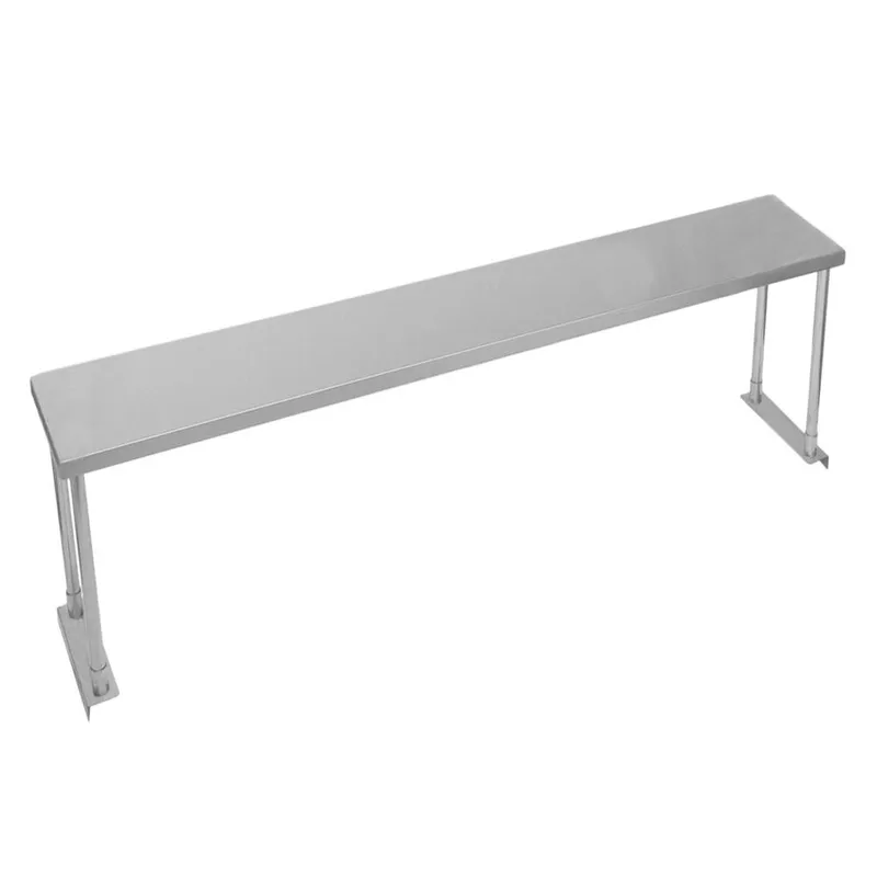 Monstershop Kukoo Single Tier Steel Over-Shelf 1800mm in Silver - Silver - Size: One Size