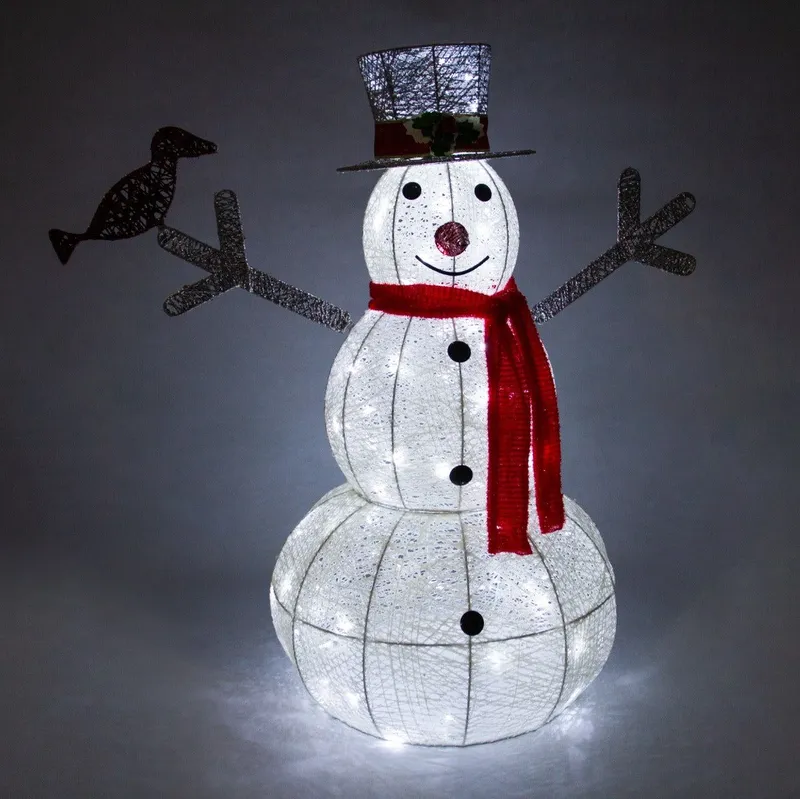 Monstershop Light-Up Snowman in White White