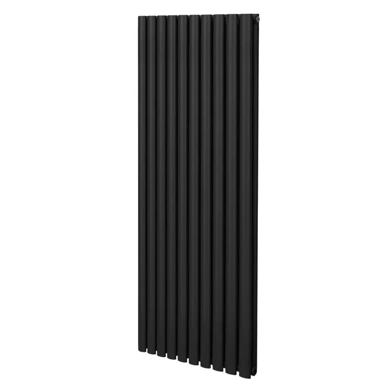 Monstershop Oval Column Radiator - 1600mm x 600mm - Black Black