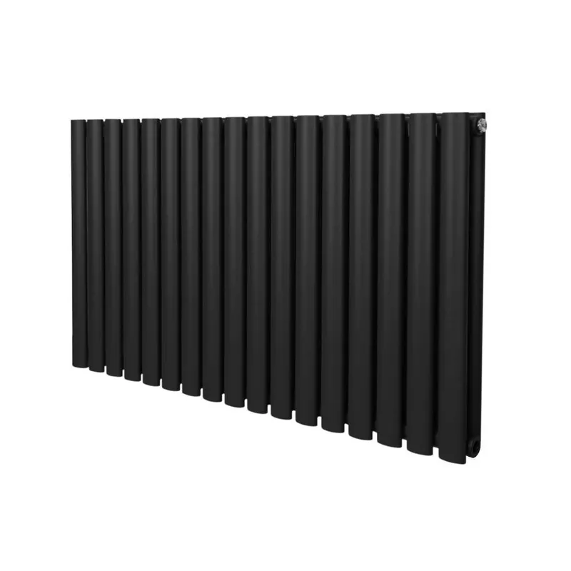 Monstershop Oval Column Radiator - 600mm x 1020mm - Black Black
