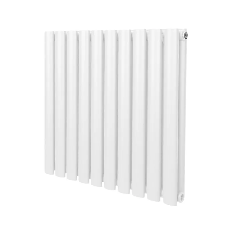 Monstershop Oval Column Radiator – 600mm x 600mm - White - White