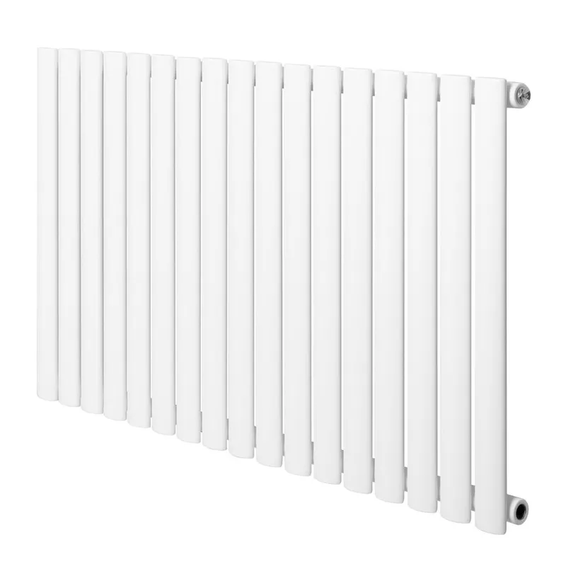 Monstershop Oval Single Column Radiator - 600 x 1020mm - White White