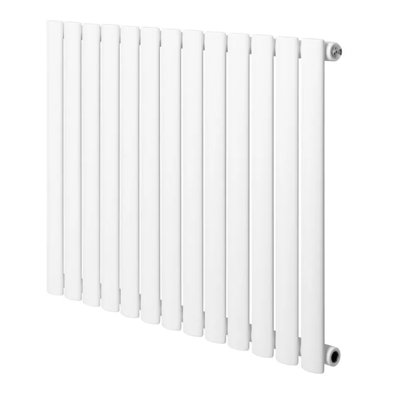 Monstershop Oval Single Column Radiator - 600 x 780mm - White - White