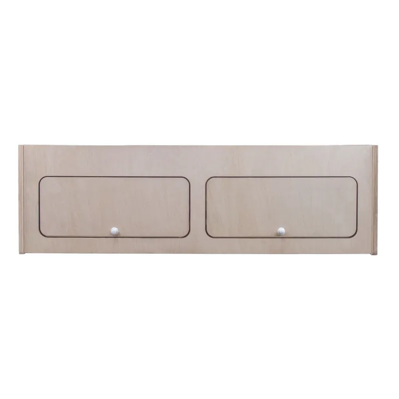 Monstershop Overhead Camper Cabinet - 100cm x 30cm x 30cm in Natural Size: 100 cm x 30 cm x 30 cm Natural 100 cm x 30 cm x 30 cm