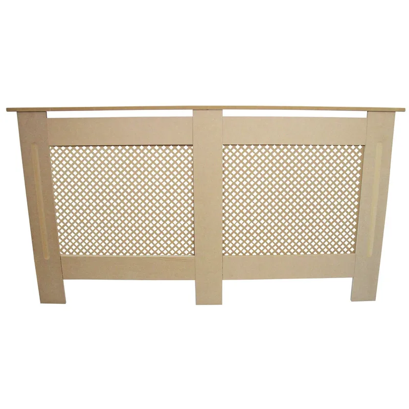 Monstershop Radiator Cover Mdf Unfinished 1515mm in Light Brown Light Brown
