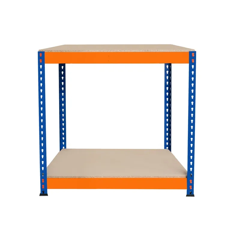Monstershop S-Rax 2 Tier Workbench - 90cm x 45cm x 90cm in Orange - Orange