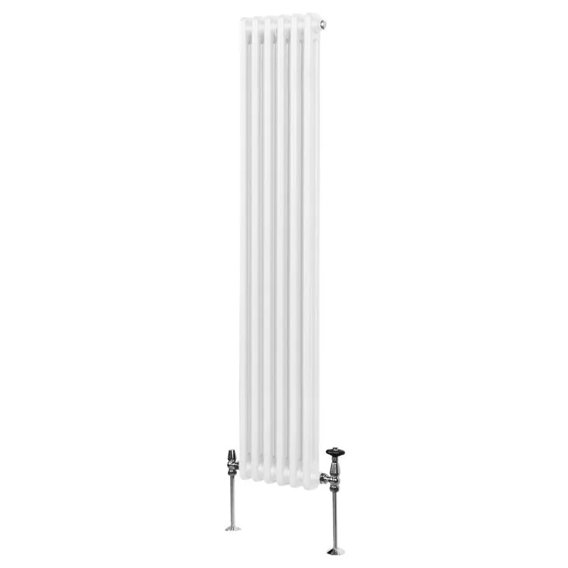 Monstershop Traditional 2 Column Radiator - 1800 x 292mm - White White