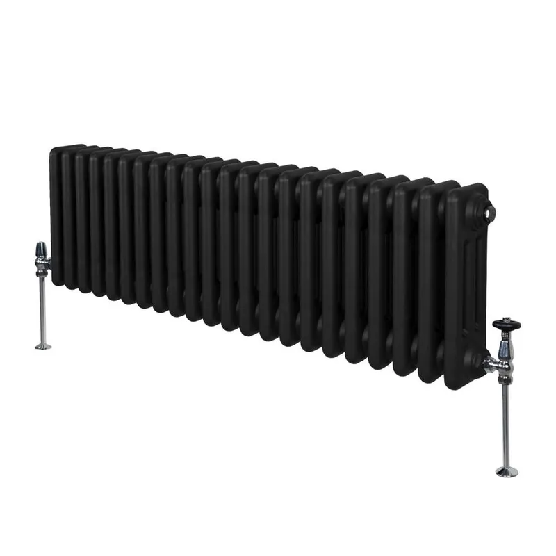 Monster-Shop Traditional 3 Column Radiator - 300 x 1012mm - Black