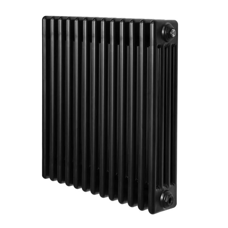 Monstershop Traditional 4 Column Radiator - 600 x 605mm - Black Black