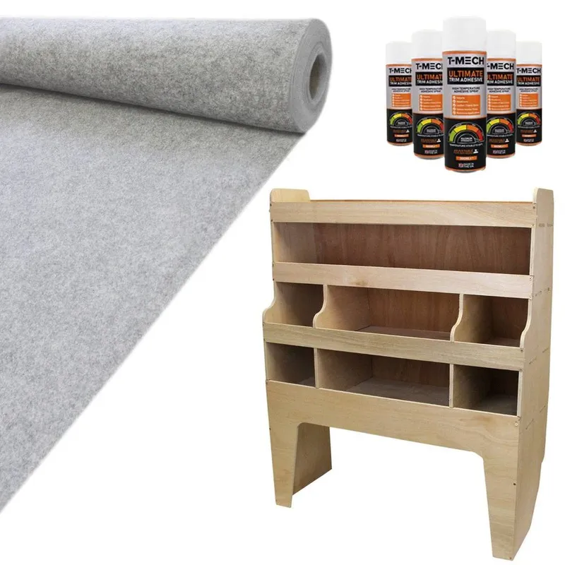 Monstershop 11sqm Campervan Lining Glue & VW Transporter Rack