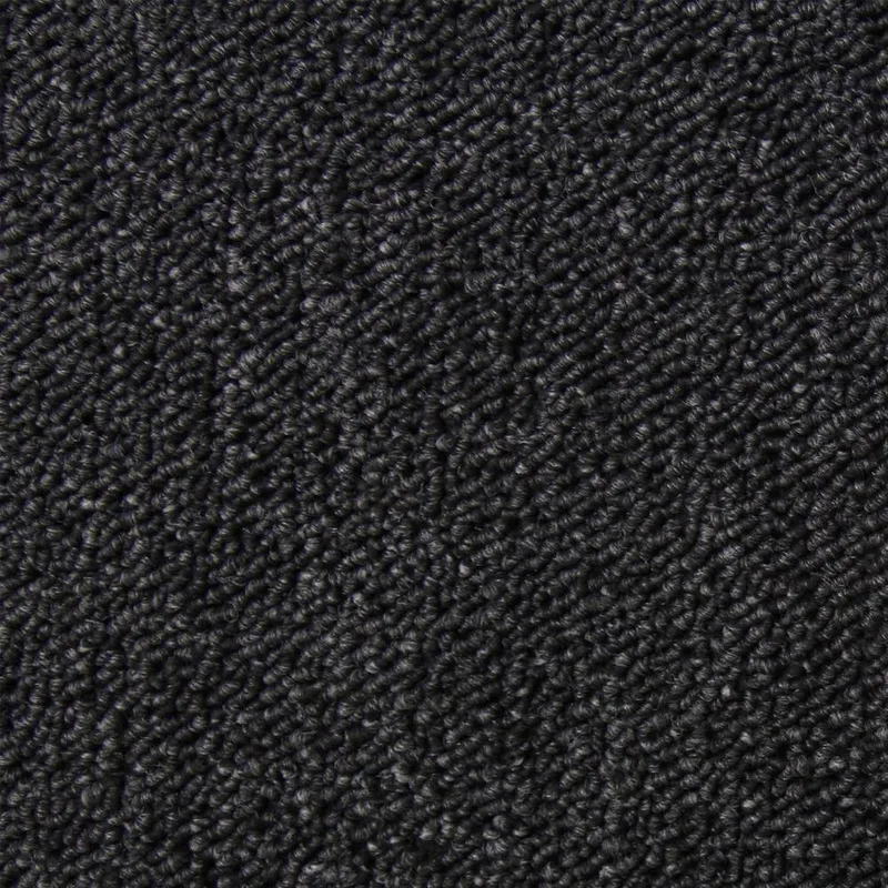 Monstershop 40 x Carpet Tiles Charcoal Black 10m2 - Black