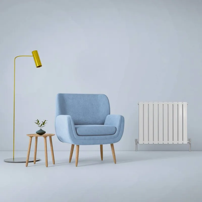Monster-Shop Designer Flat Panel Radiator Gloss White 600mm x 700mm