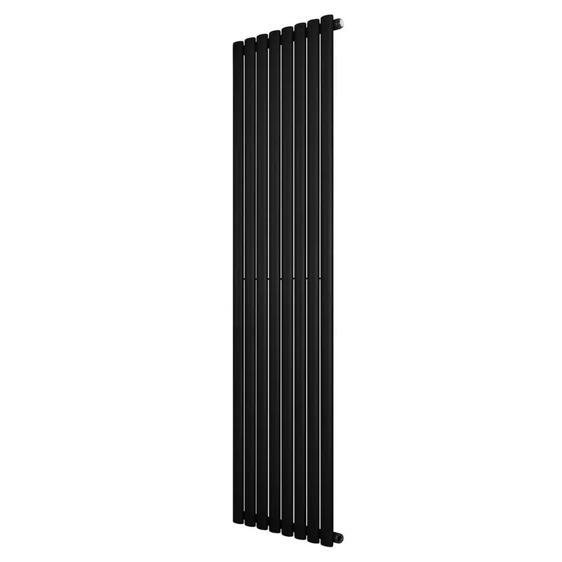 Monstershop Unisex Oval Single Column Radiator - 1800 x 480mm in Black Black female