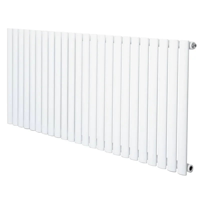 Monstershop Oval Single Column Radiator - 600 x 1440mm - White White