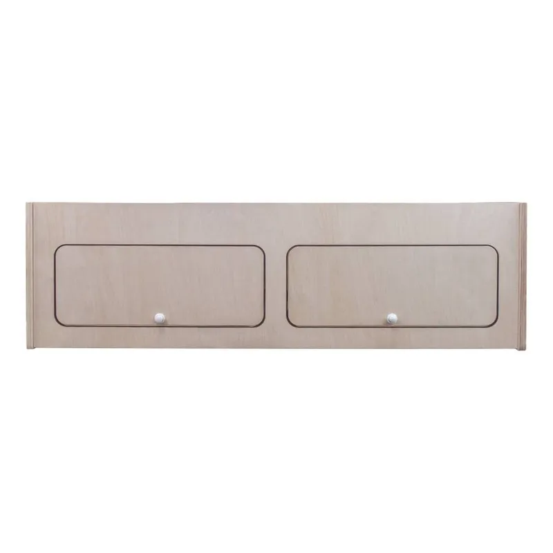 Monstershop Overhead Camper Cabinet – 120cm x 35cm x 35cm in Natural - Natural