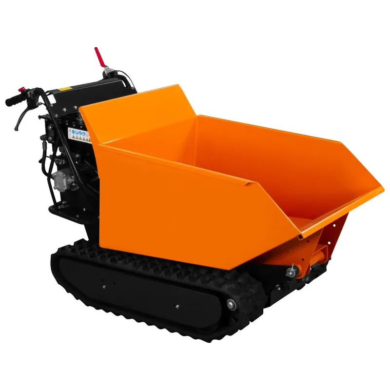 Monstershop Unisex Tracked Mini Dumper Petrol Tipper in Orange Orange One Size female