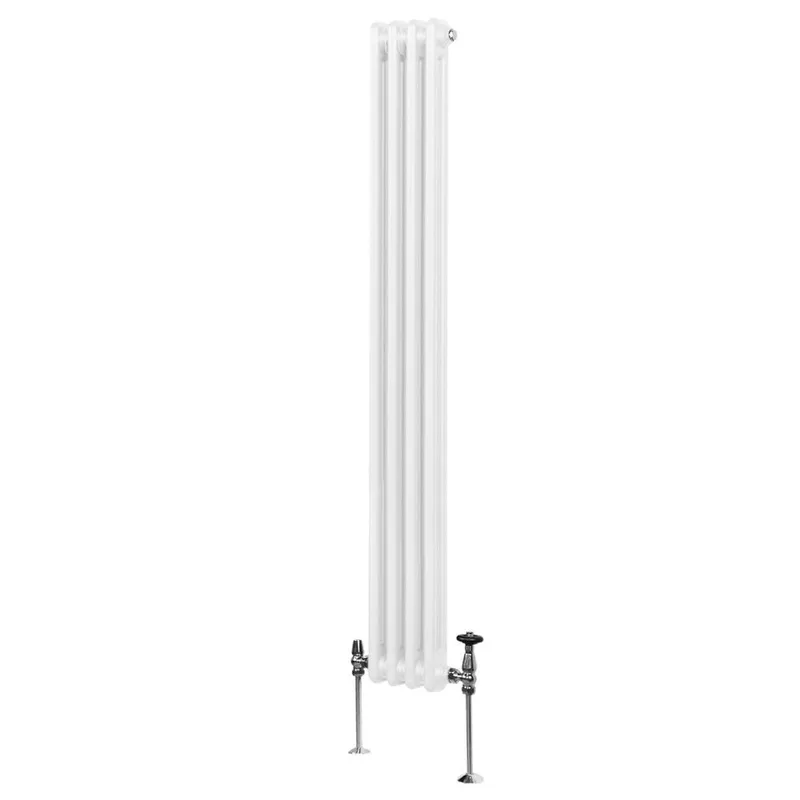 Monstershop Traditional 2 Column Radiator - 1800 x 202mm - White White