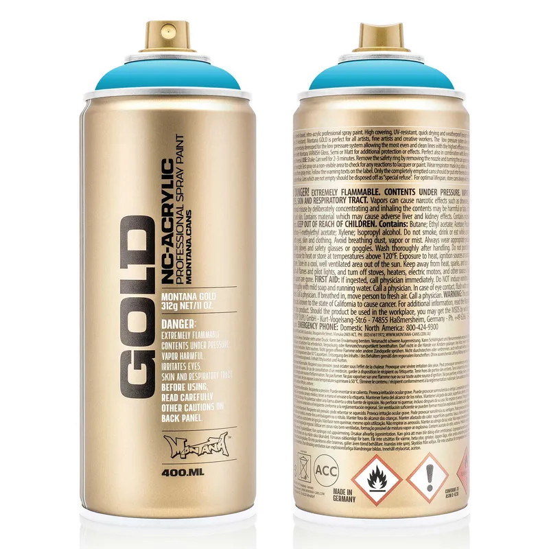Montana : Gold : 400ml : Fjord : Opaque