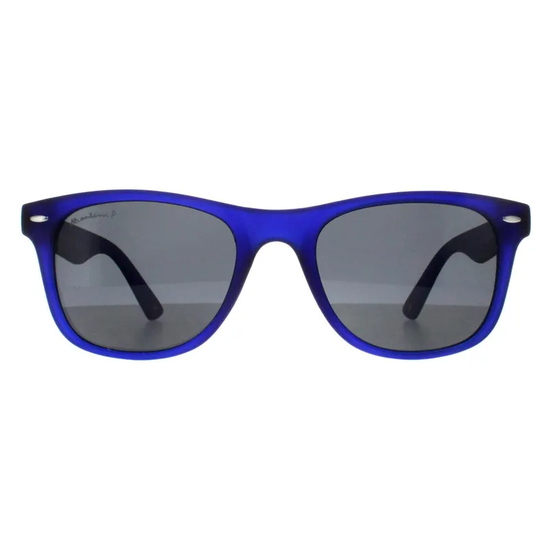 montana Men's Rectangle Blue Grey Polarized MP10 Blue One Size